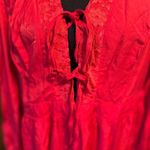 SBetro Red Plus Size Boho Maxi Dress – Long Sleeve, Size 3X Photo 8