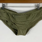 Free People  Olive Green Bikini Bottoms – Size Large Photo 0