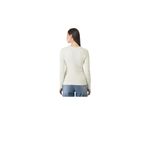 Loft  Basket Weave Cotton Blend Beige Sweater Top Photo 2