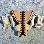 UGG  Australia Amelie  Linen Espadrille Wedge Sandals w/ Shearling Boho Sz 7💛 Photo 4