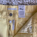 Lucky Brand NWT Yellow High Waisted Shorts w/ Raw Hem Photo 2