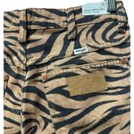 Wrangler NWT Free People x High Rise Tiger Print Crop Straight Leg Jeans 27 Photo 6