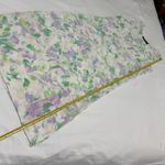 Sag Harbor Midi Dress Sz 6P 6 Petite Pastel Floral Sleeveless Tie Back Photo 7