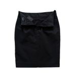 The Limited  Skirt Black Cotton Classic Pencil Knee Length Tailored Size 2 NEW Photo 4