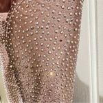 La Femme  Mauve BRAND NEW 30432 Beaded Plunging V-Neck SIZE 4 Photo 6