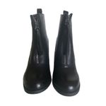 Adriana New York NWT  Zippered Booties 3 Inch Heel Womens Vegan Leather Shoes 8.5 Photo 2
