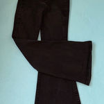 We The Free flared denim jeans high rise black palazzo style size 25 Photo 0