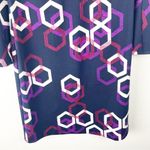 Trina Turk trina Pali Bell Sleeves Hidden Back Zipper Hexagon Dress, Size Medium Photo 7