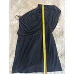 Jessica Simpson Women's Black Stretchy Draped One Shoulder Dress Sz 2 Photo 8