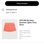Aerie  Summer Lights French Terry Shorts L Photo 3