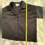 KIKIT Nordstrom Womans Luxurious Long Sleeve Satin Sleep Shirt Pj Size Medium Black Photo 6