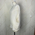 Sundance Swiss Dot Crochet Short Sleeve Top in‎ Cream Ivory Size US Small Photo 4