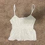 Forever 21 White Smocked Ruffled Camisole Photo 0