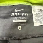Nike  Gray Running Capri Leggings Size L Photo 6
