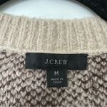 J.Crew  Animal Print Oversized Cardigan Sweater Jacket Womens Medium Merino Photo 2