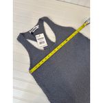 NWT Rumored Denim Cloud Nine Dress Racerback Textured Maxi Tank Womens Size S Gray Photo 5