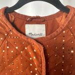 Madewell  Quilted Bandana Jacket in Brown Size Extra‎ Small Photo 4