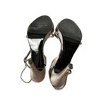 Caparros  size 9 womens silver glitter strap heels 4” heels Photo 7