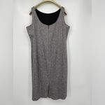 Ellen Tracy  Linen High Scoop Neck Sleeveless Sheath Dress‎ Classic Size 16 Photo 1