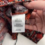 O.L.M. Butterfly Corset Puff Sleeve Cropped Top Red Black Womens Large Fairy NEW Photo 2