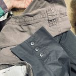 Talbots Lot of 2  Perfect Skimmer Black & Brown Capri Pants Size 8 cropped cotton Photo 6