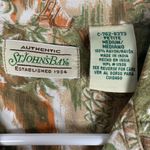 st. john's bay  Green and Brown Tropical Men's Shirt Photo 1