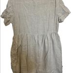 Chumbak beige with flower embroidery dress size medium Photo 3