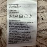 H&M Divided Beige Ladder Stitch Look Knit Sleeveless Lacing Sides Sweater Top XS Photo 3