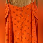 Urban Outfitters Ooh La La Orange Red Rouge Side-Slit Romper Overlay Maxi Dress Photo 12