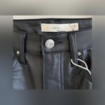 tgla Faux Leather Super High Rise Bootcut Pants Junior's 9/29 Black Photo 3