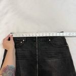 We The Free Free People Dark Gray Zip It Up Denim Mini Skirt Photo 5