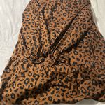 Mud Pie  Tan  Tiered Leopard Print Dress Bohemian Girlie Photo 4