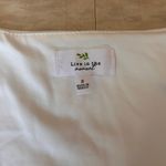 Live in the Moment white boat neck shirt Photo 2