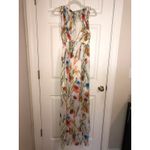Alice + Olivia Revolve Alice + Oliva Mel Dress Size 0 Open Back High-Low Exotic Poppy Maxi Photo 4