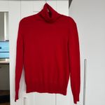Ralph Lauren Polo  Washable Cashmere Red Turtleneck Sweater Women’s Size M EUC Photo 1