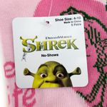 Shrek Womens No Show Socks Princess Fiona Donkey Dragon Hearts Love Pink Green Photo 1
