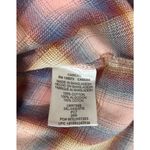 Wrangler  Wrancher Flannel Button Down Women’s 3X Burgundy Pastel Plaid Western Photo 3