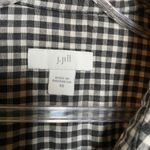 J.Jill Gingham & Plaid Button Front Shirt Size XS Red Photo 4