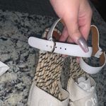 Chloé CHLOE
Pila leather and canvas wedge espadrilles white / cream logo resort nwot Photo 7