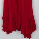 Free People  One Adella Lace Slip Mini Dress Red Womens Size S Whimsical Fairy Photo 4