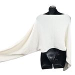 House of Harlow  1960 Cross Front Wrap Shrug Cable Knit Sweater Women’s OS Ivory Photo 8