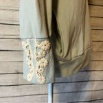Anthropologie  Saturday Sunday Light Blue Hoodie with Lace Accents Photo 4