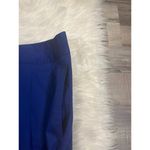 Milly Design Nation stretch cotton twill pleated dress shorts 12 Blue Photo 5