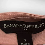 Banana Republic BANANA REPUBLIC Short Sleeve Satin Mauve Blouse W/ Lace Detail Size Small | EUC Photo 4