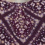 Sonoma Goods for Life Purple Paisley Pattern Sleeveless V Neck Tunic Blouse M Photo 7