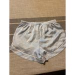 Stars Above Blue Floral Satin Pajama Shorts Lounge Sleep XS Photo 4