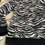 Alfred Dunner Upper East Side Zebra Print Bomber zip up Jacket Photo 12