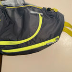Eddie Bauer Bag Unisex OS Gray Neon‎ Green 100% Nylon Hiking Sling Back Shoulder Photo 2