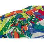 Lilly Pulitzer  Bright Drawstring Katia‎ Green Blue Lounge Shorts LARGE Colorful Photo 2