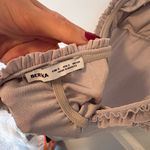 Bershka  Cream Ruffle Camisole Top Photo 3